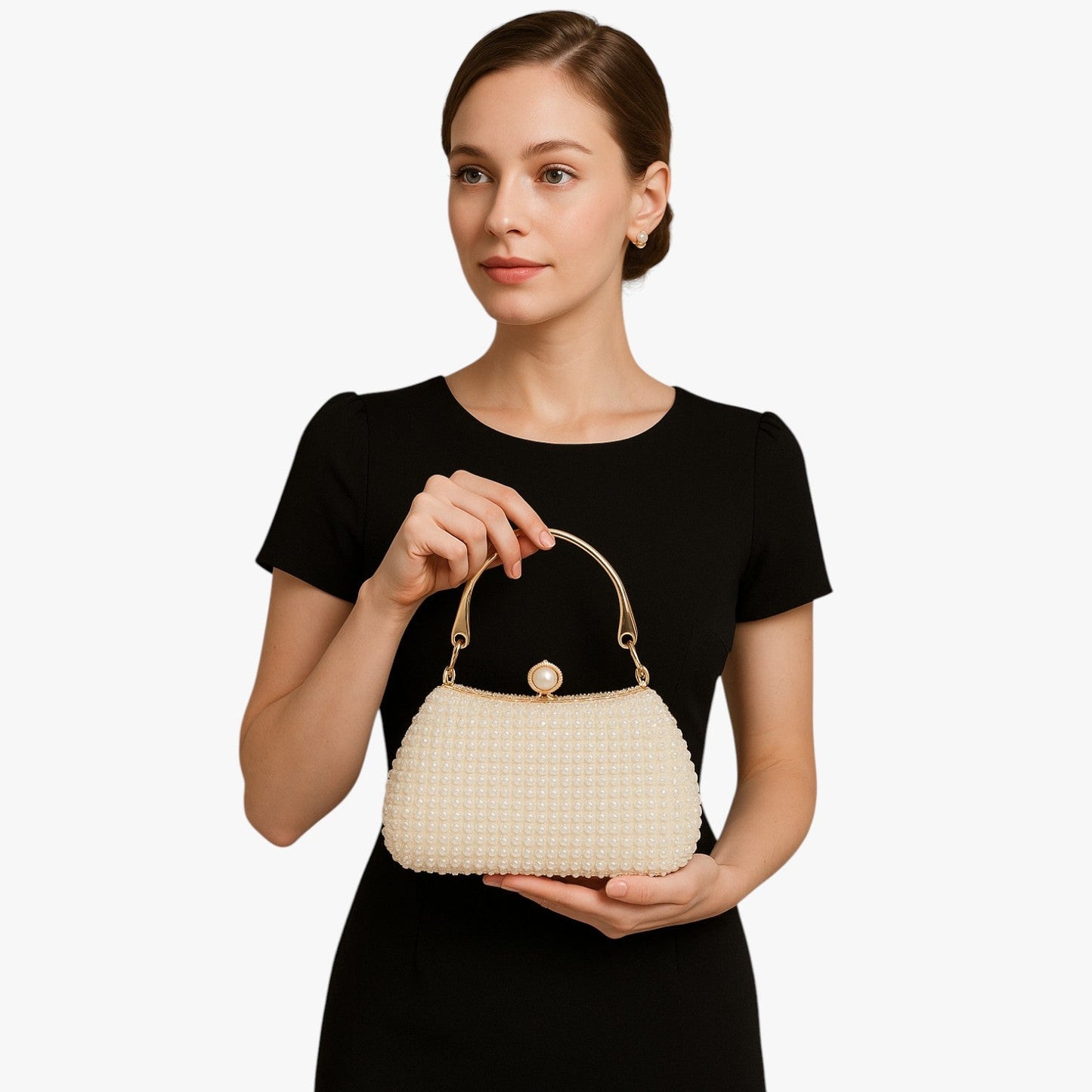 Borsa Da Sera Multicolore Con Perline Donna — Luisa, immagine 11