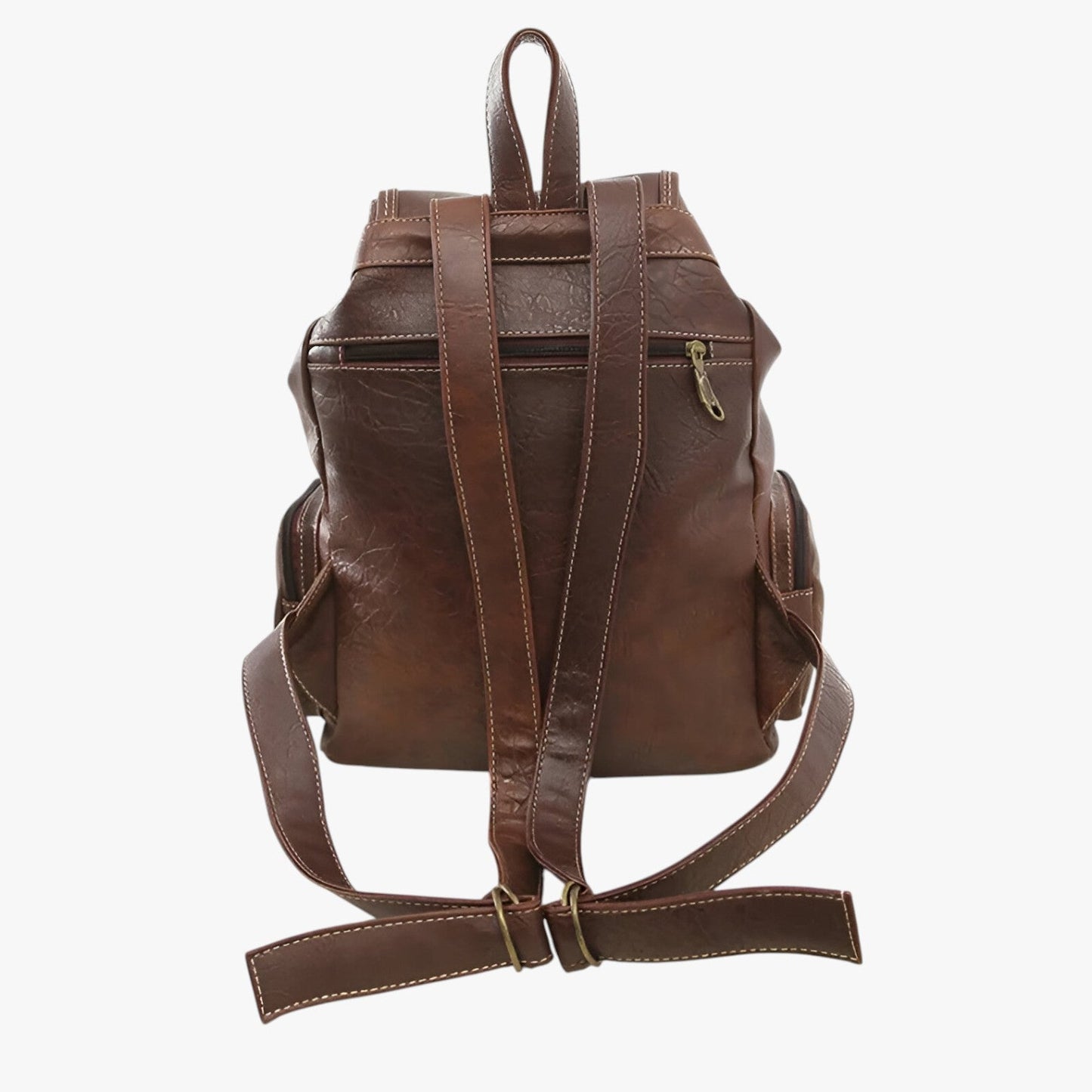 Zaino Marrone Con Patta Donna — Ambra, immagine 5