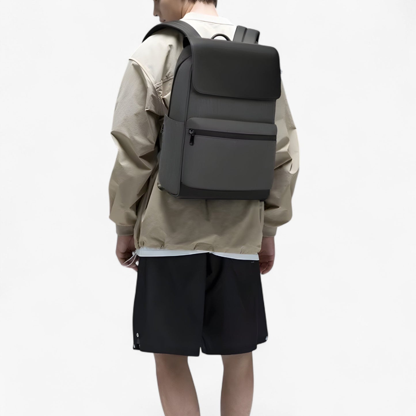 Zaino Nero Minimal Uomo — Edge, immagine 5
