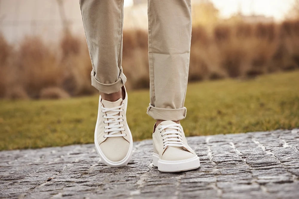 Amalfi — Sneakers Beige Da Uomo, immagine 6