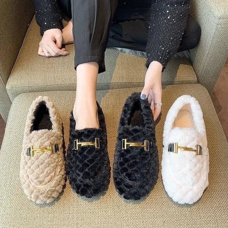 Cozy Lambswool Fur — Mocassini Da Donna, immagine 9