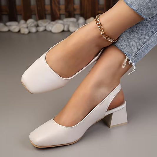 Elara Block Heel Slingbacks — Scarpe Slingback Da Donna, immagine 1