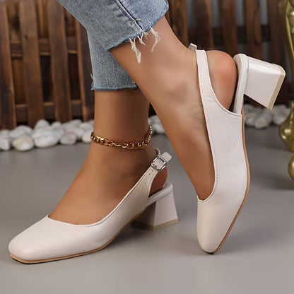 Elara Block Heel Slingbacks — Scarpe Slingback Da Donna, immagine 6