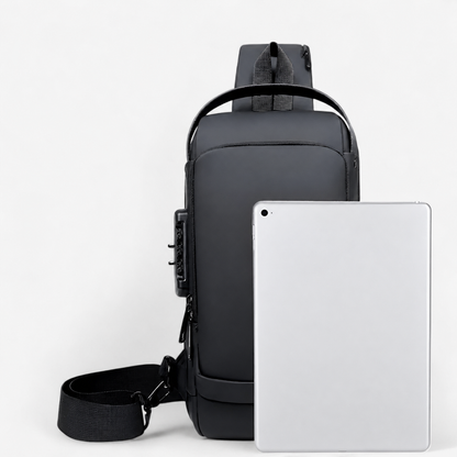 Borsa Monospalla Multicolore Antifurto Uomo — Como, immagine 6