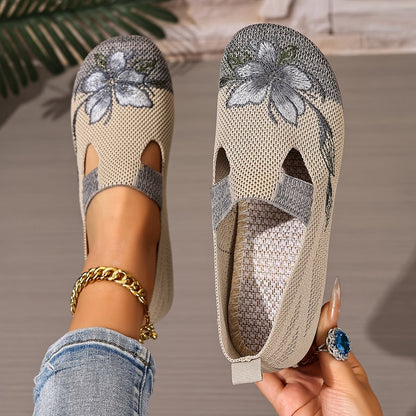 Ballerine Ergonomiche a Motivo Floreale da Donna — Rosalie
