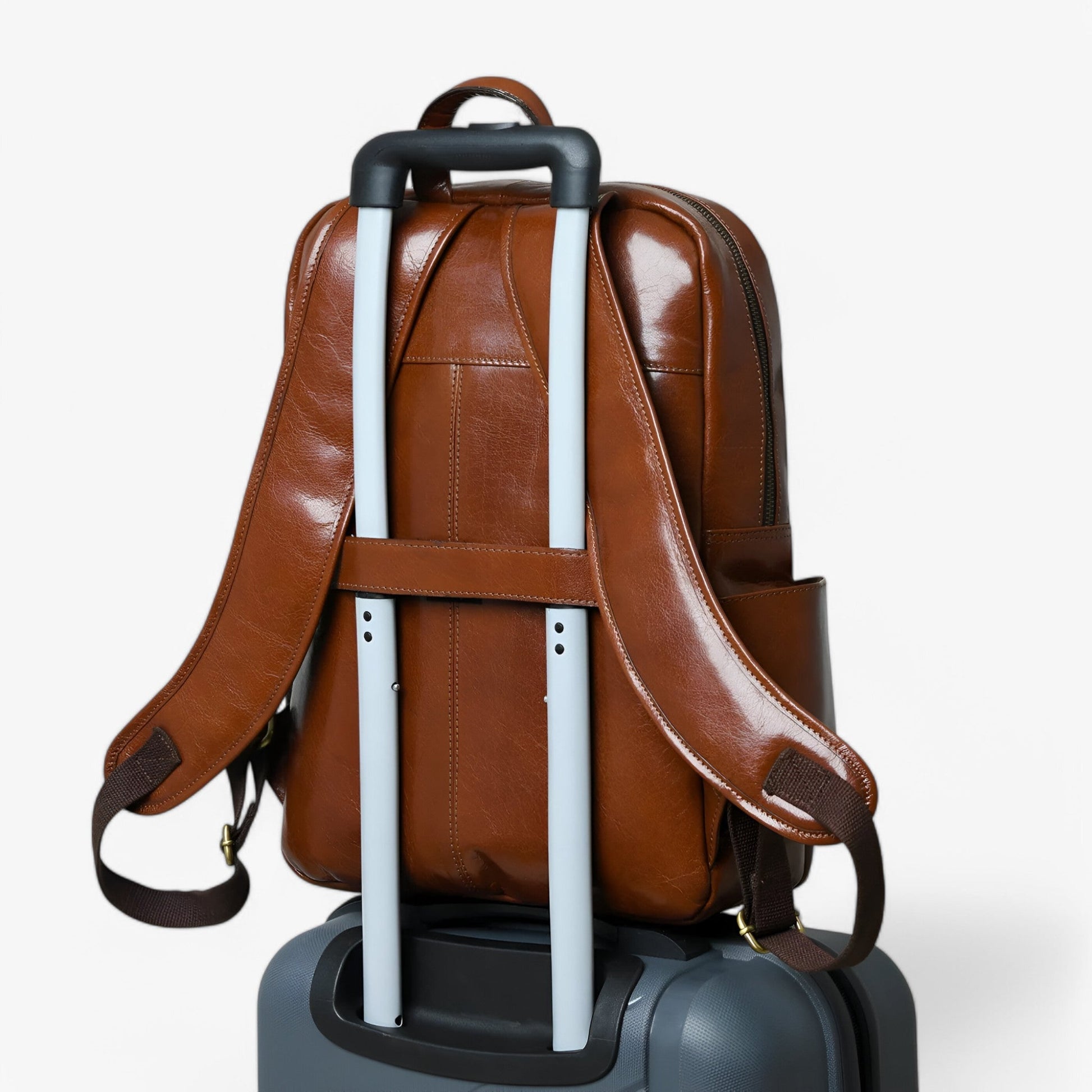 Zaino Marrone Minimal Uomo — Valdora, immagine 6