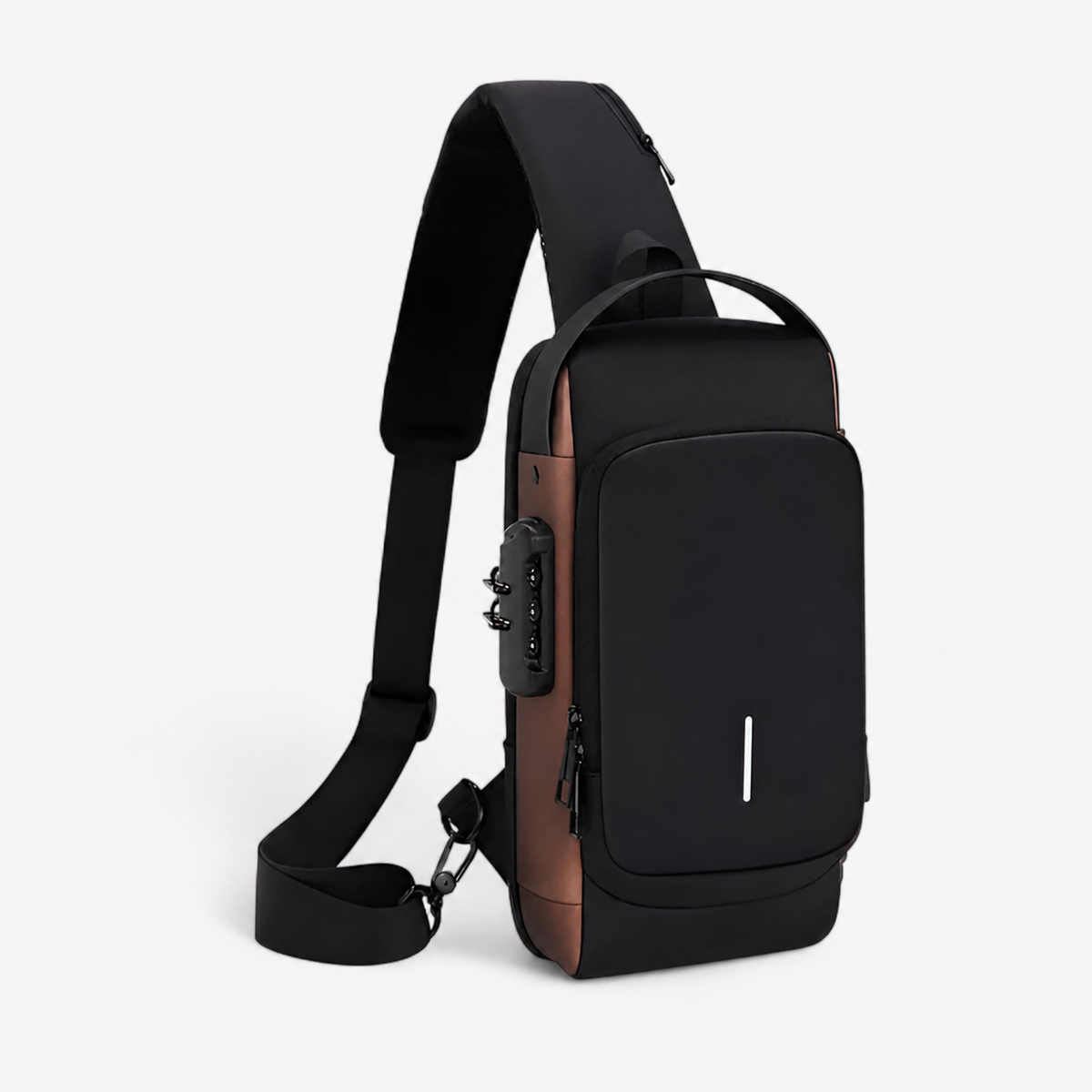 Borsa Monospalla Multicolore Antifurto Uomo — Como, immagine 8