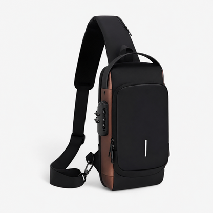 Borsa Monospalla Multicolore Antifurto Uomo — Como, immagine 8