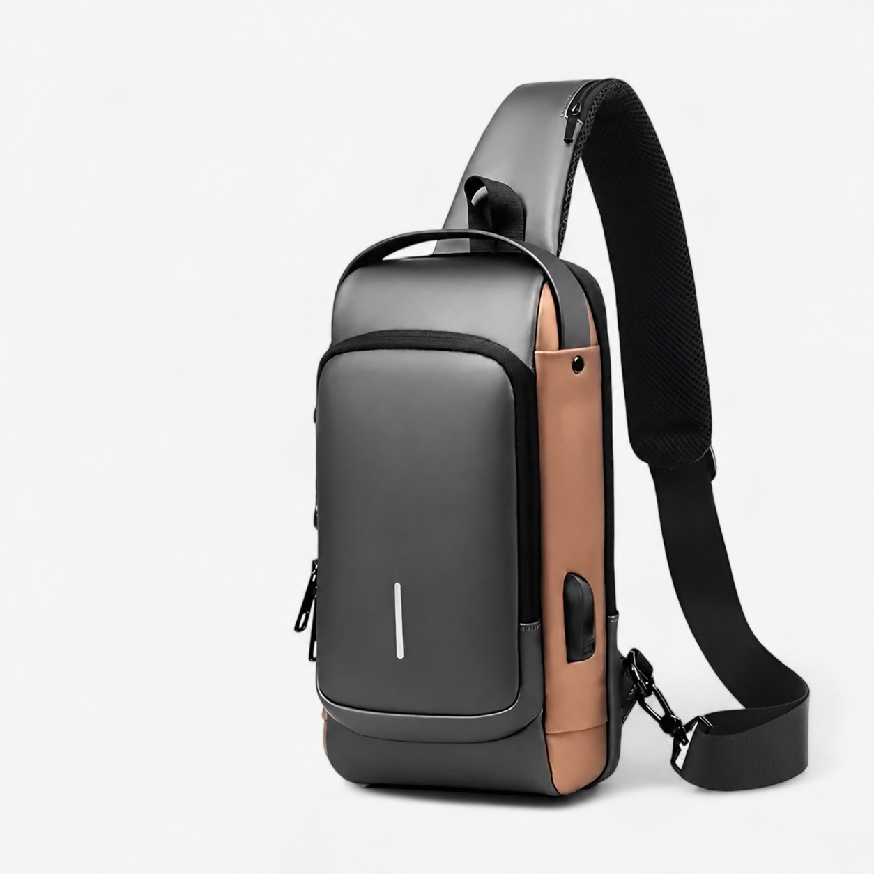 Borsa Monospalla Multicolore Antifurto Uomo — Como, immagine 9