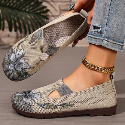 Ballerine Ergonomiche a Motivo Floreale da Donna — Rosalie