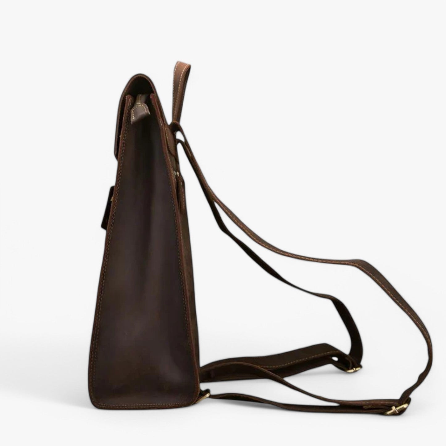 Zaino Marrone Minimal Unisex — Torino, immagine 2