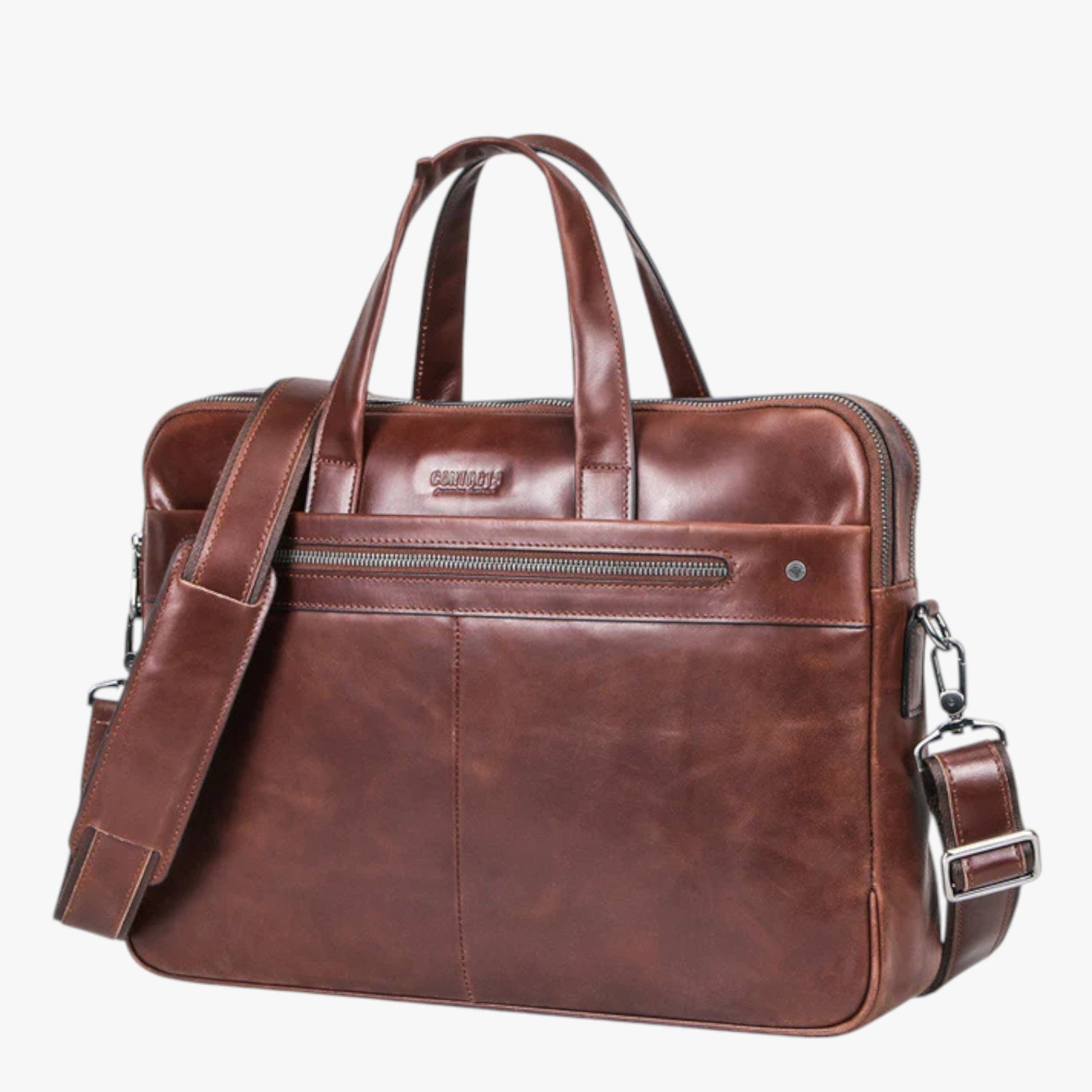 Borsa Portadocumenti Marrone Porta Laptop Donna — Rho, immagine 1