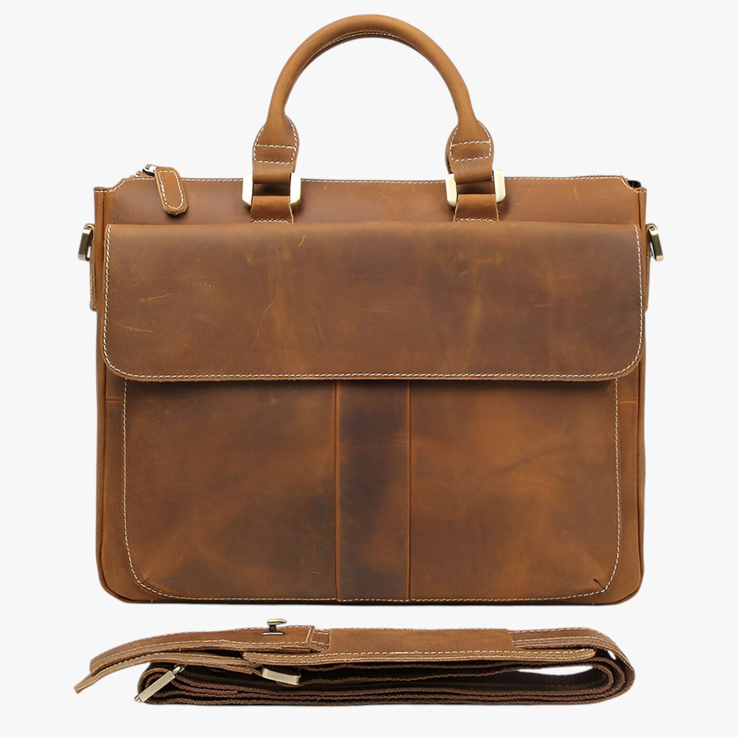 Borsa Portadocumenti Marrone Porta Laptop Unisex — Fano, immagine 5