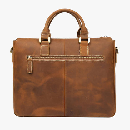 Borsa Portadocumenti Marrone Porta Laptop Unisex — Fano, immagine 2