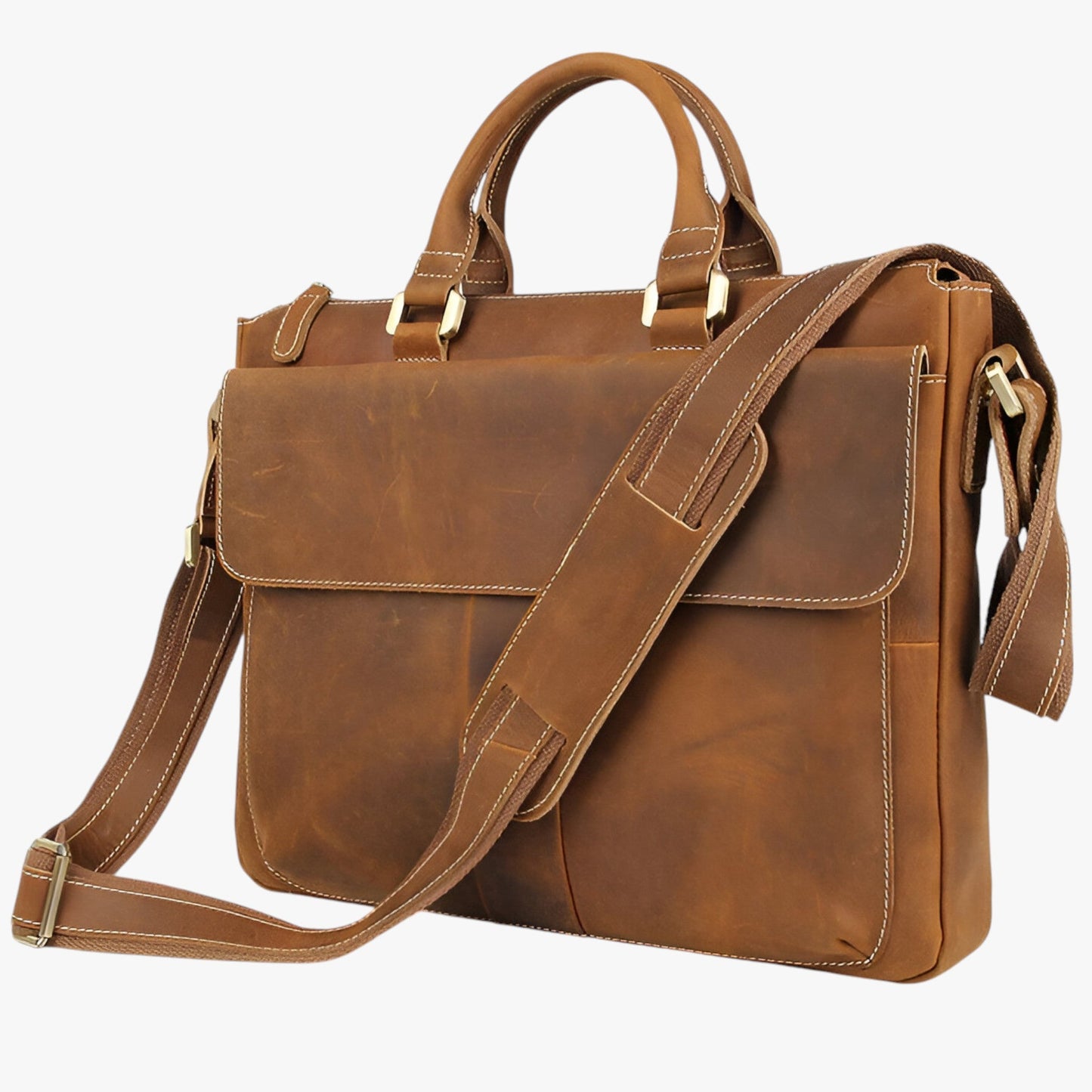 Borsa Portadocumenti Marrone Porta Laptop Unisex — Fano, immagine 1
