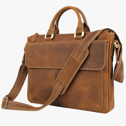Borsa Portadocumenti Marrone Porta Laptop Unisex — Fano, immagine 1
