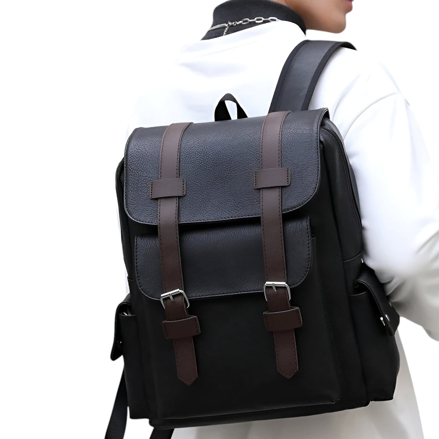 Zaino Multicolore Con Doppia Fibbia Uomo — Padova, immagine 2
