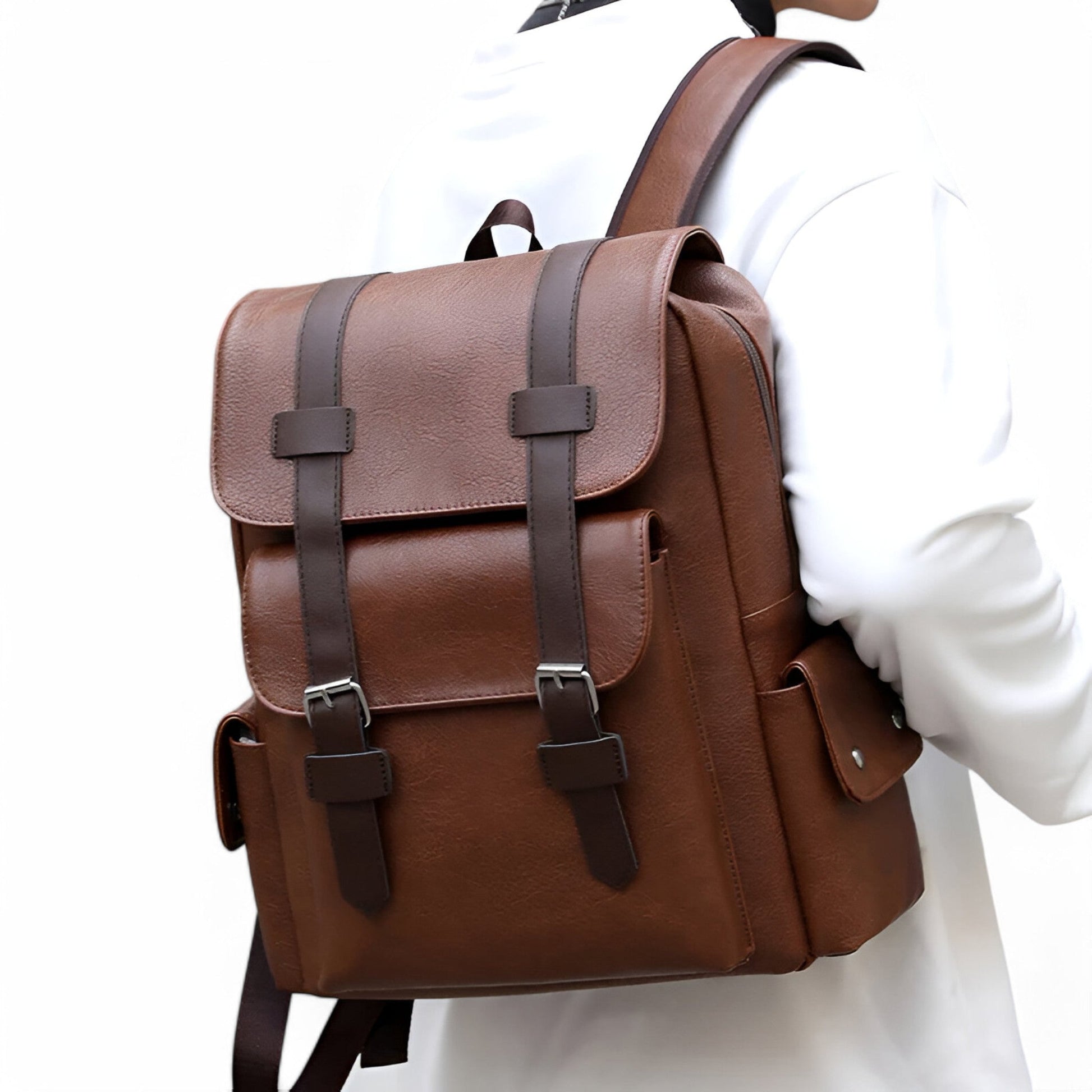 Zaino Multicolore Con Doppia Fibbia Uomo — Padova, immagine 3