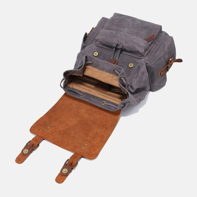 Zaino Multicolore Porta Laptop Da 15,6 Pollici Unisex — Canvas, immagine 4