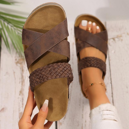 Cross Braided — Sandali Intrecciati Da Donna, immagine 1