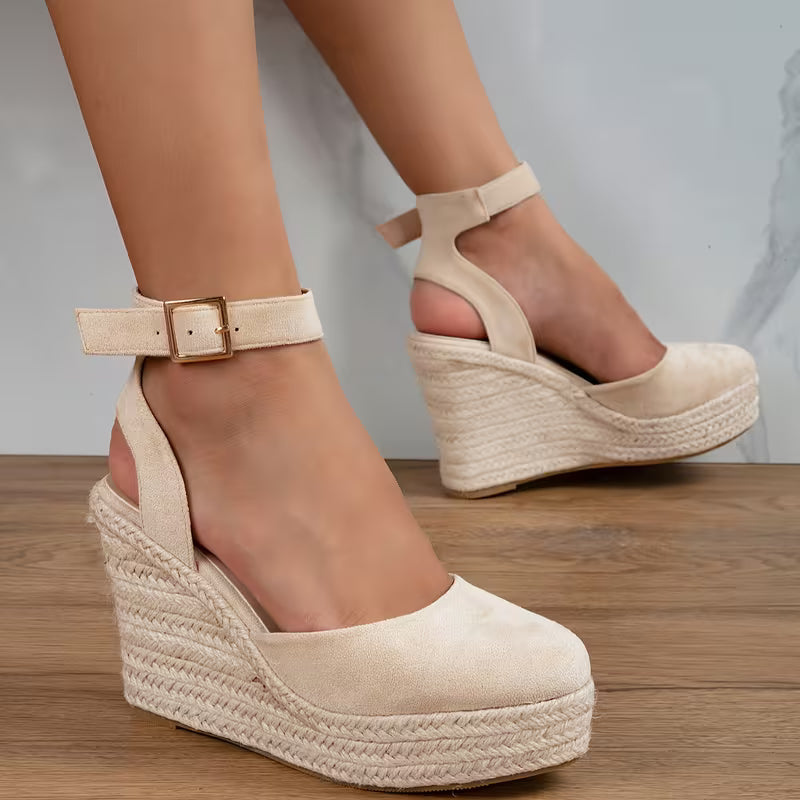 Barcelona — Sandali Con Zeppa Slingback Da Donna, immagine 1