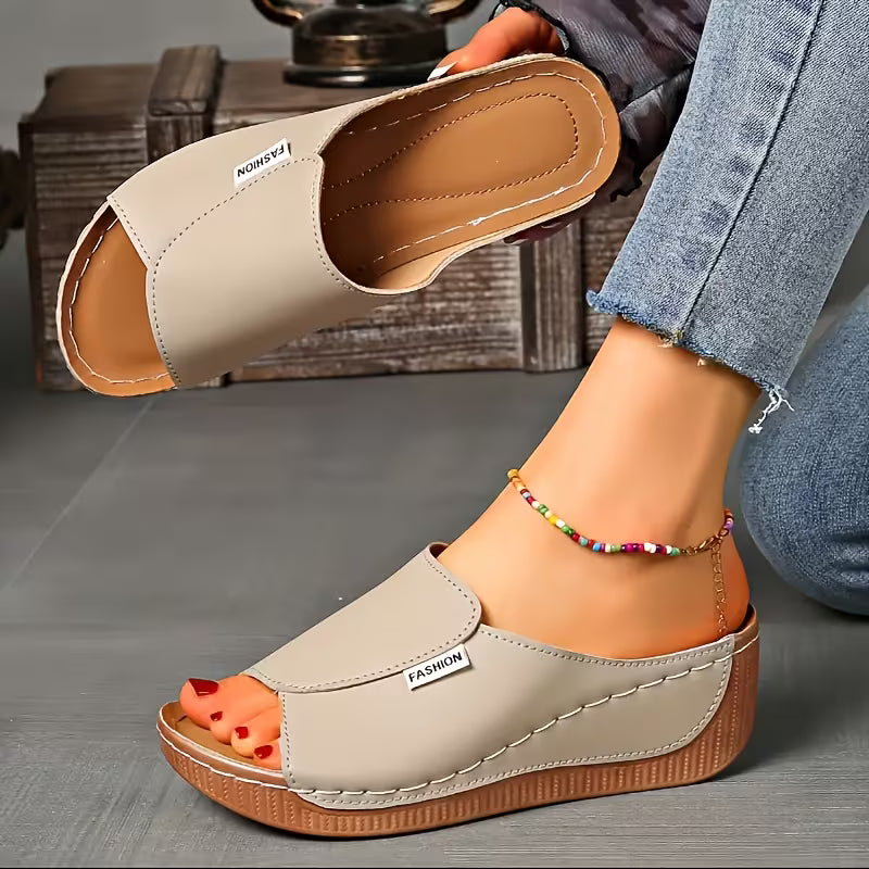 Slip-On — Sandali Con Zeppa Da Donna, immagine 1