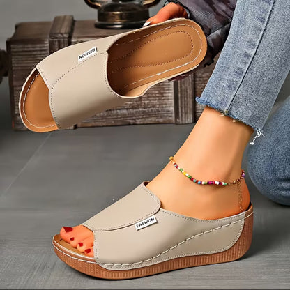 Slip-On — Sandali Con Zeppa Da Donna, immagine 1