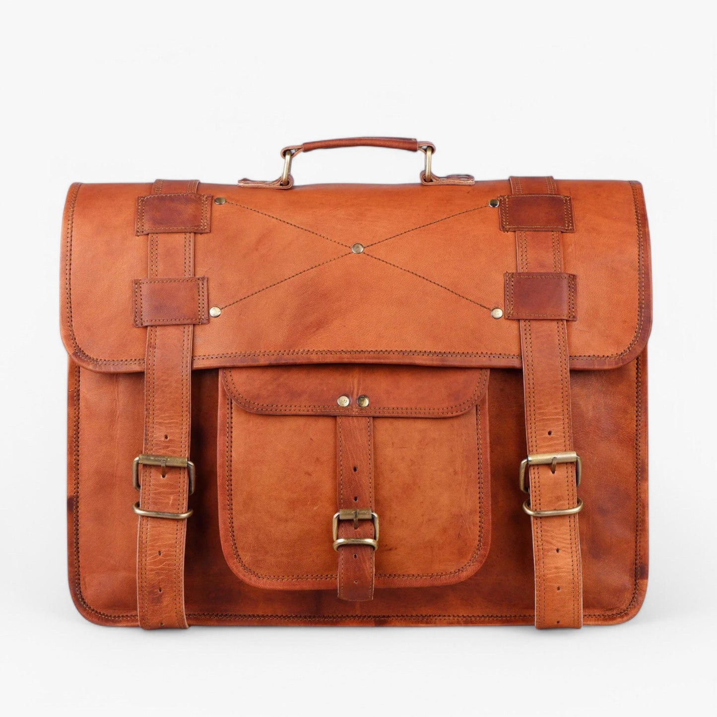 Borsa Messenger Multiformato Con Tracolla Unisex — Rovere, immagine 2