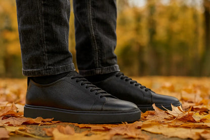 Ostuni — Sneakers Nere Da Uomo, immagine 4