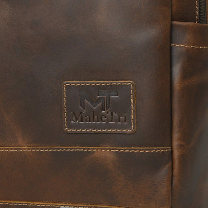 Zaino Marrone Minimal Unisex — Classico, immagine 12