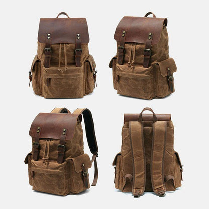 Zaino Multicolore Porta Laptop Da 15,6 Pollici Unisex — Canvas, immagine 5