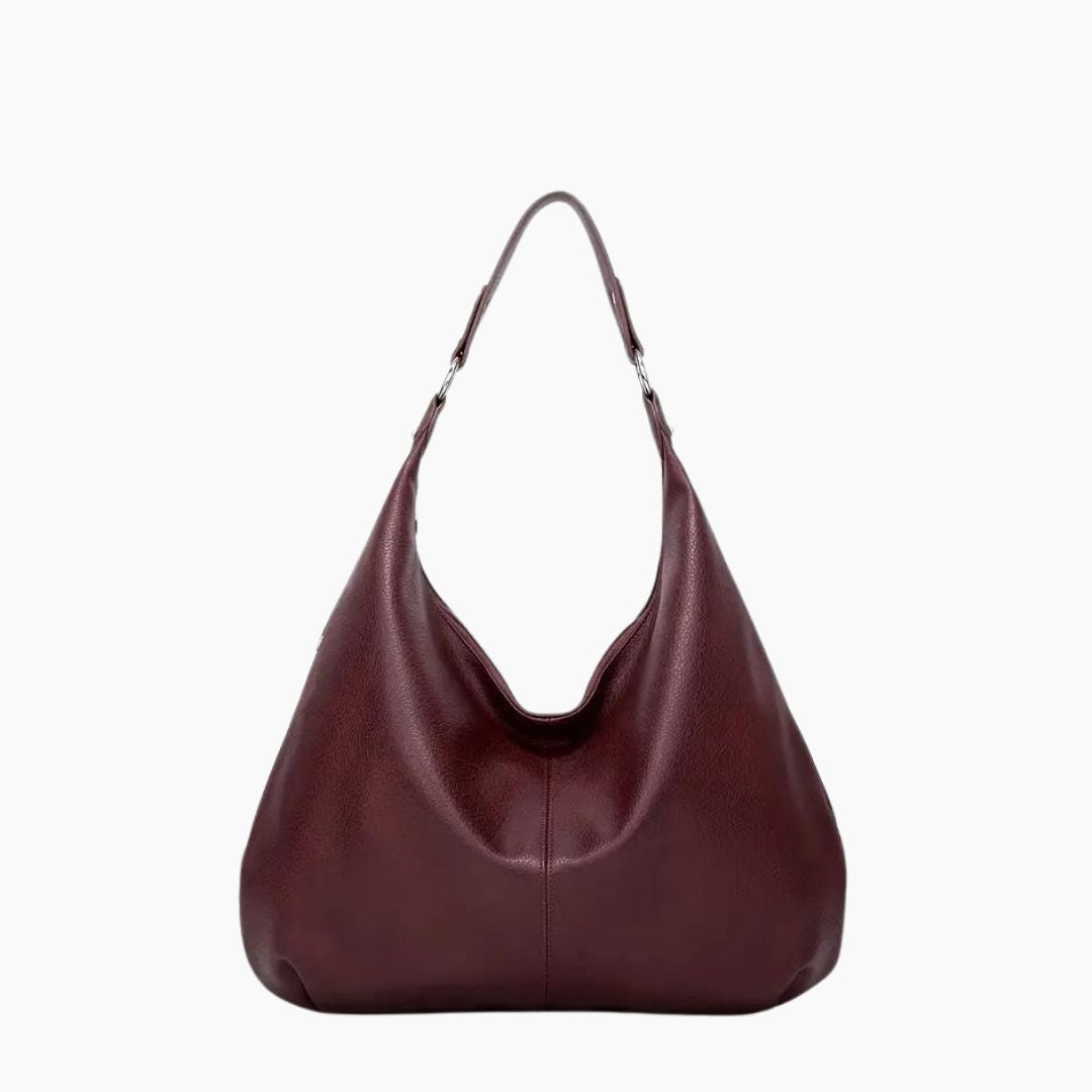 Borsa Hobo Bordeaux Capiente Donna — Maya, immagine 1