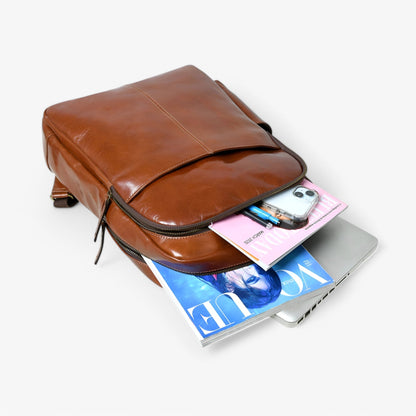 Zaino Marrone Minimal Uomo — Valdora, immagine 11