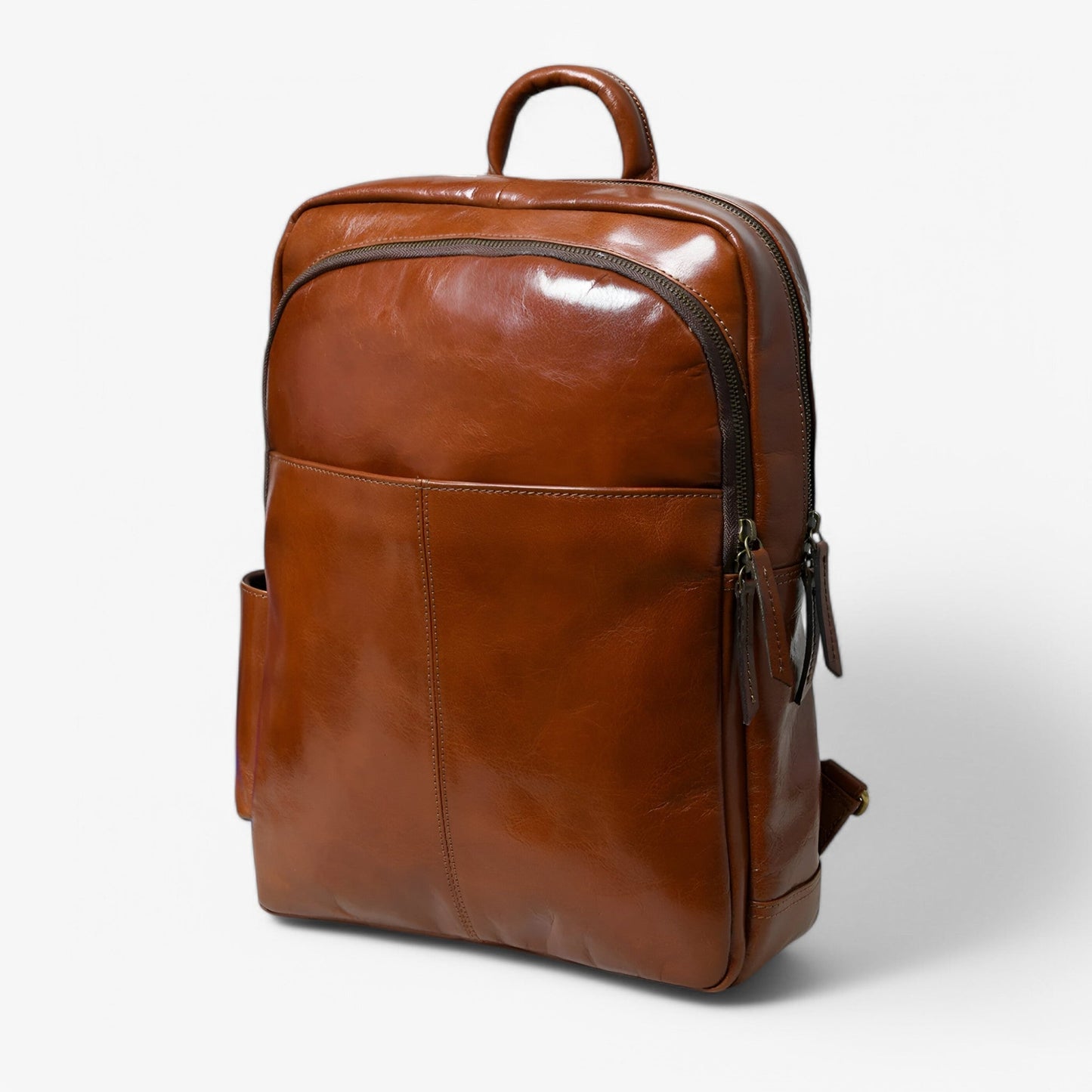 Zaino Marrone Minimal Uomo — Valdora, immagine 4