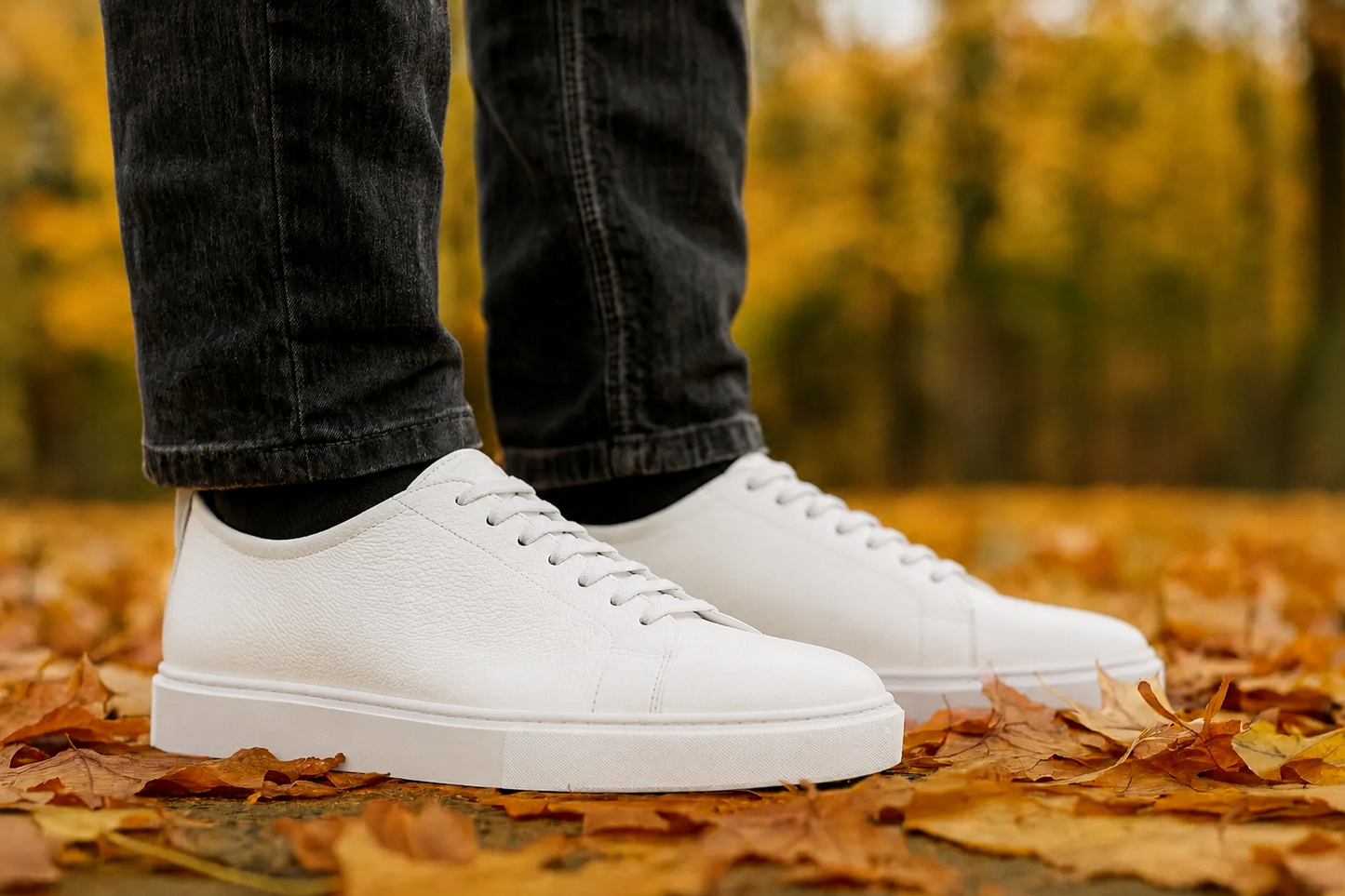 Ostuni — Sneakers Bianche Da Uomo, immagine 4