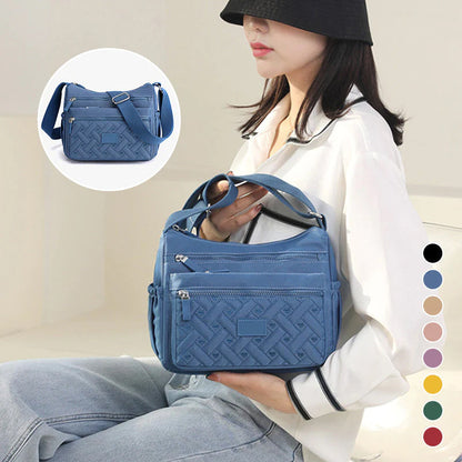 Borsa A Tracolla Multicolore Multitasche Donna — Salerno, immagine 2