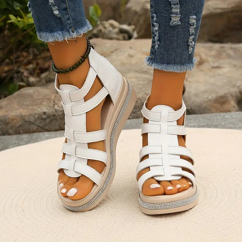 Capri — Sandali Gladiatore Da Donna, immagine 3