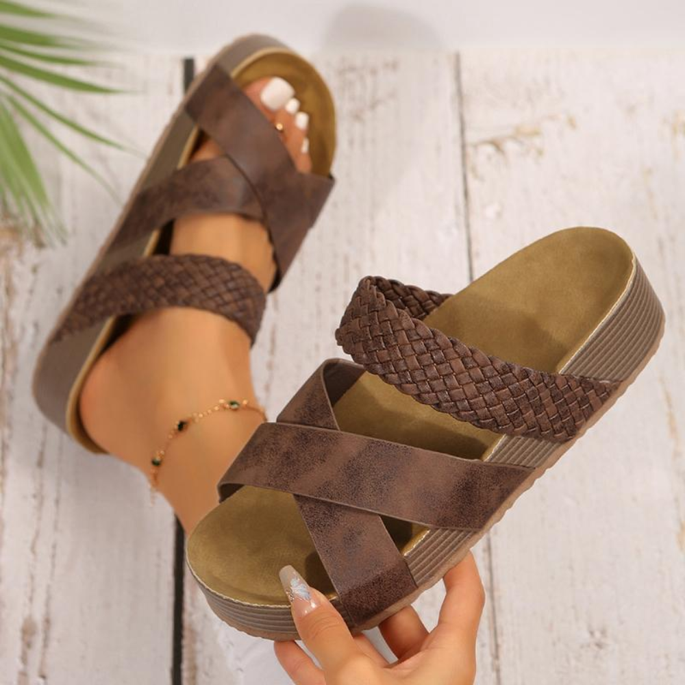 Cross Braided — Sandali Intrecciati Da Donna, immagine 2