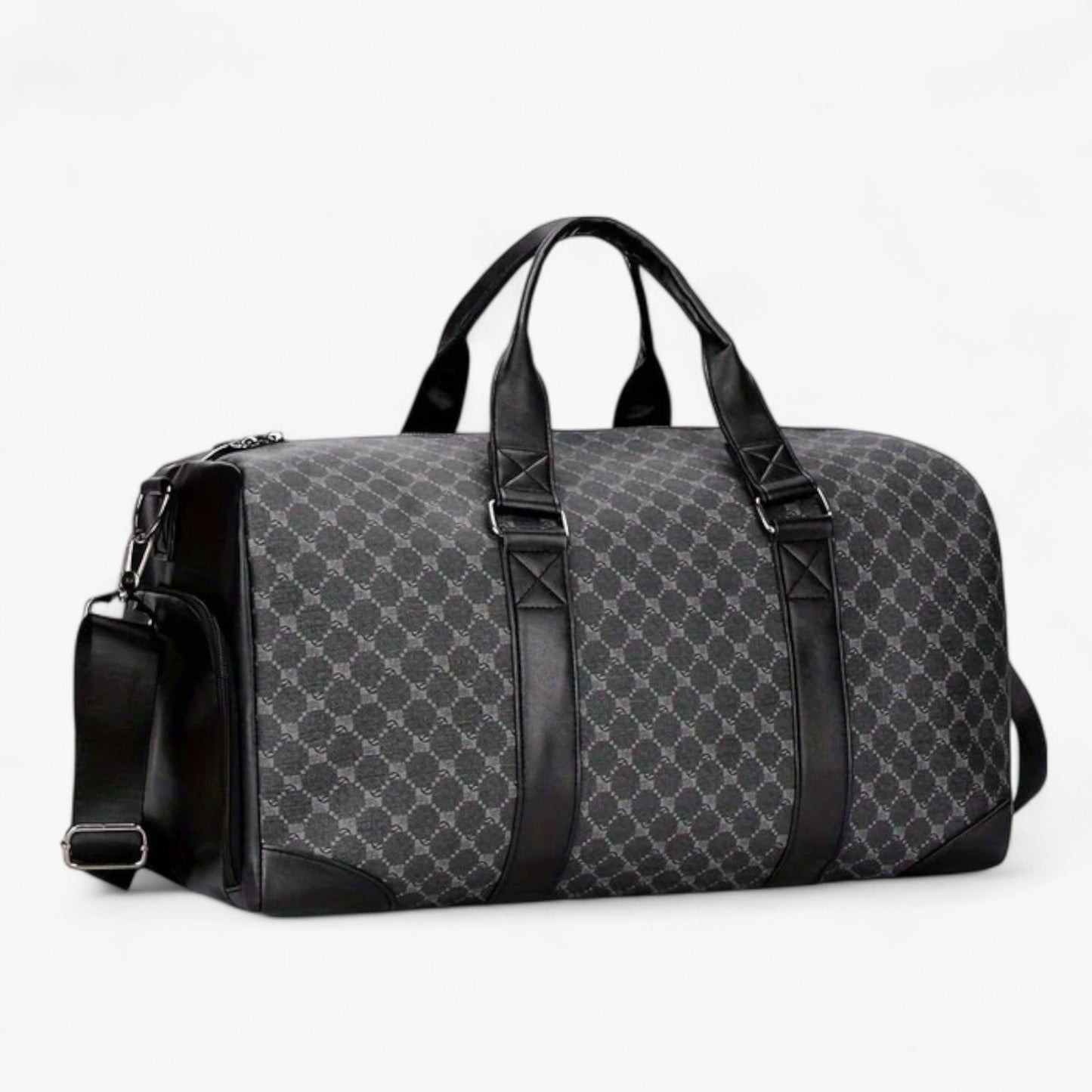 Borsone Da Viaggio Nero Multiscomparto Unisex — Modena, immagine 3