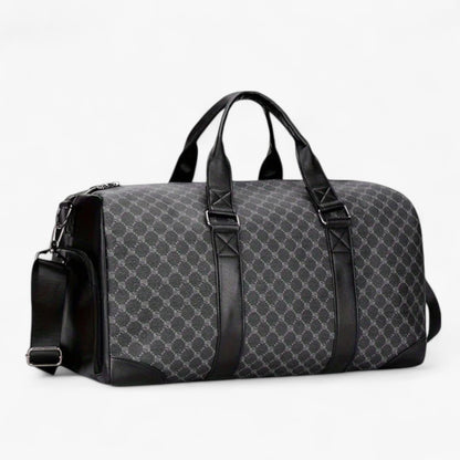Borsone Da Viaggio Nero Multiscomparto Unisex — Modena, immagine 3