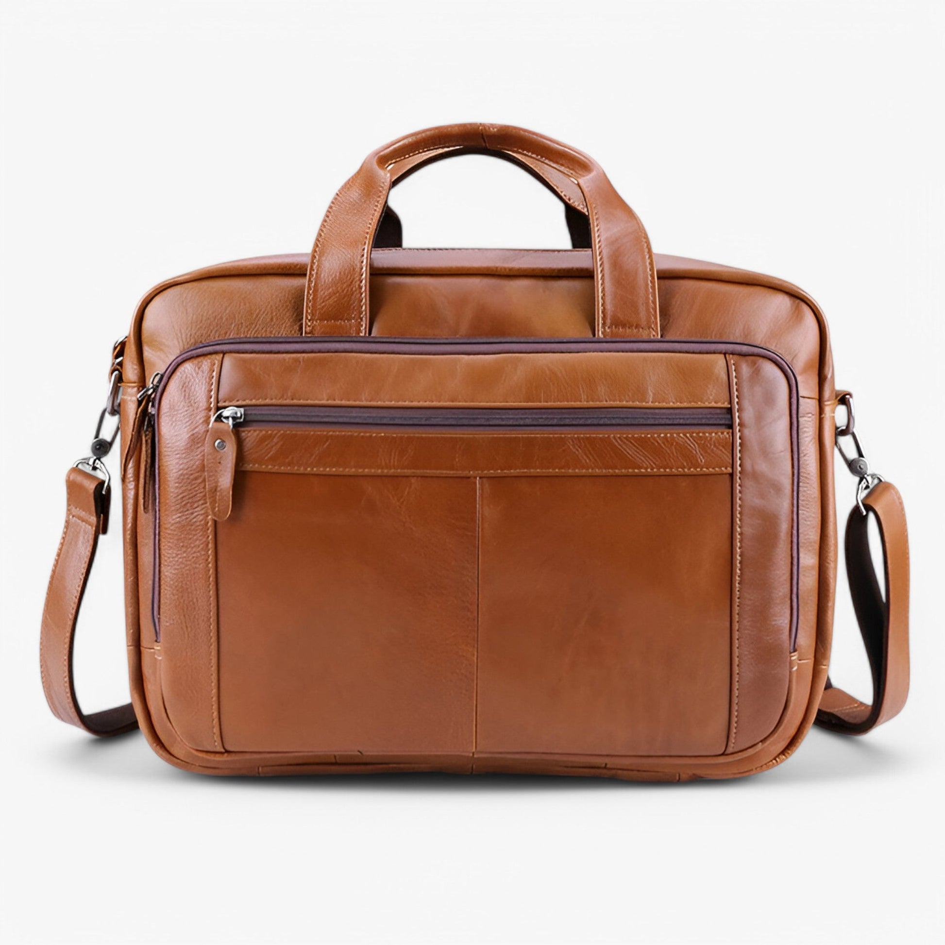 Borsa Portadocumenti Marrone Porta Laptop Uomo — Asti, immagine 1