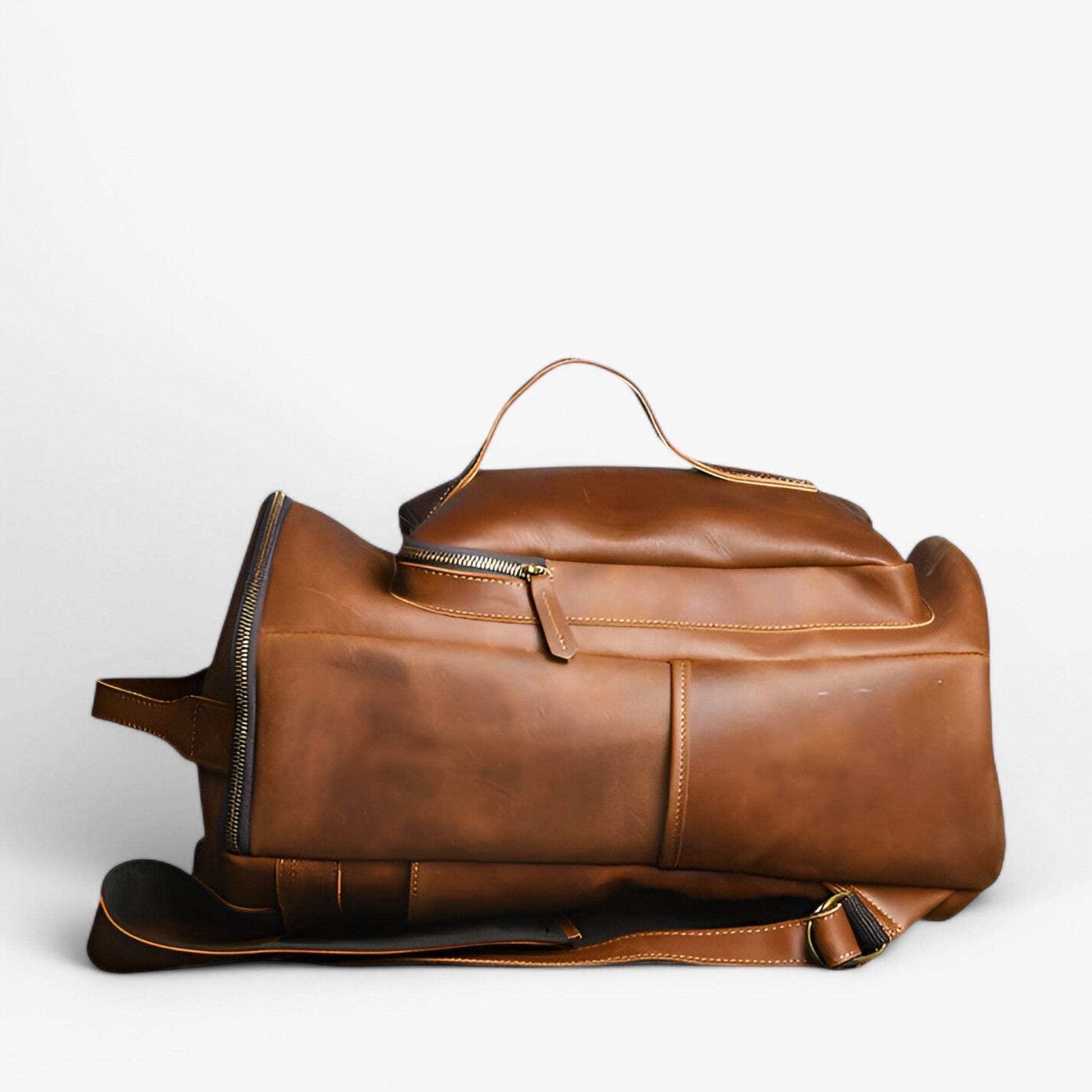 Zaino Marrone Minimal Donna — Lucca, immagine 4