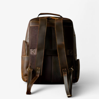 Zaino Marrone Multitasche Unisex — Rovere, immagine 3