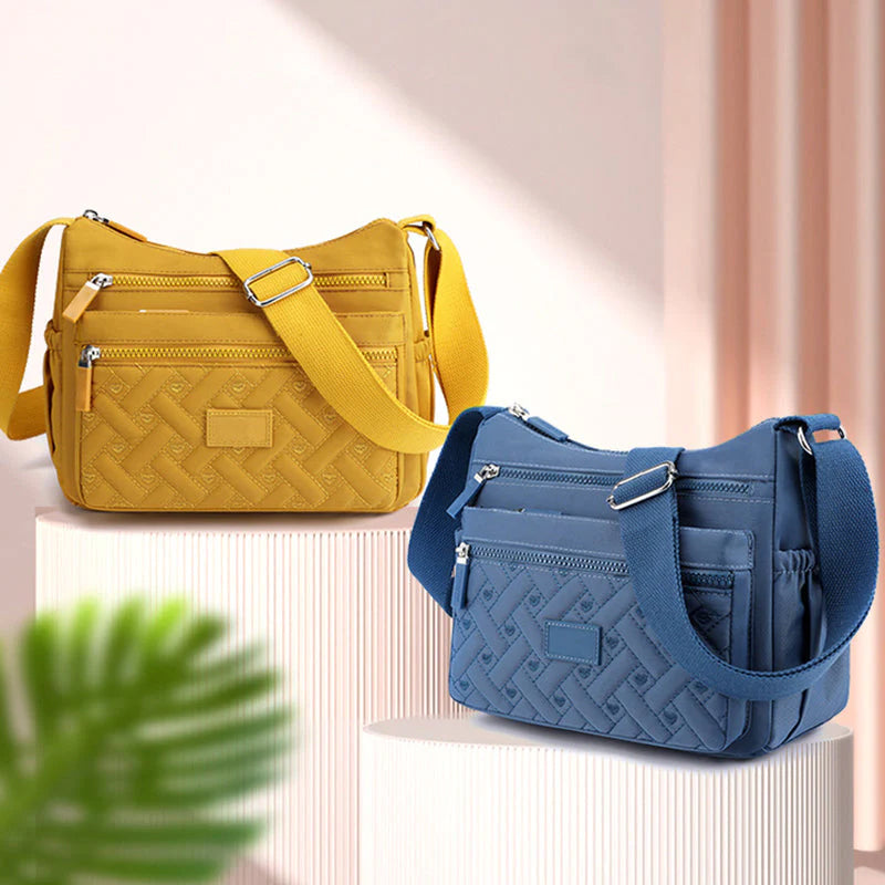 Borsa A Tracolla Multicolore Multitasche Donna — Salerno, immagine 3