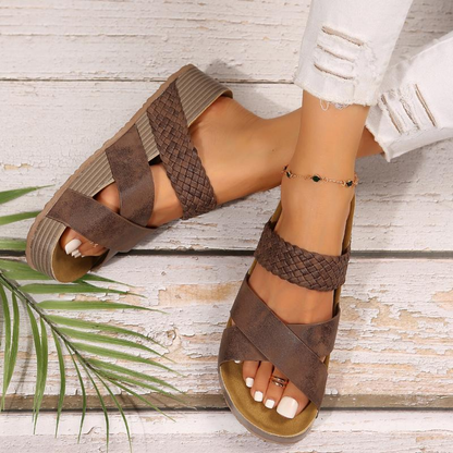 Cross Braided — Sandali Intrecciati Da Donna, immagine 3
