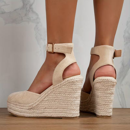 Barcelona — Sandali Con Zeppa Slingback Da Donna, immagine 3