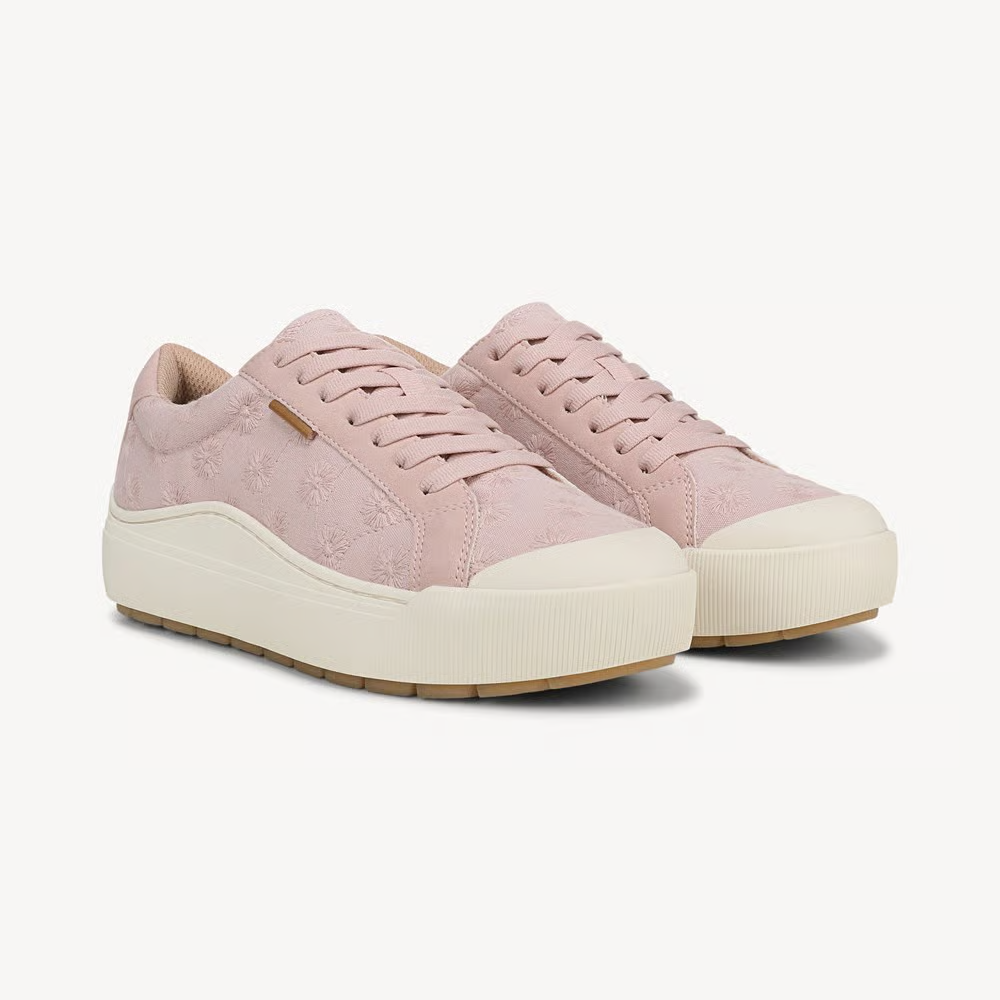 Floral Embroidered — Sneakers Ricamate Da Donna, immagine 3