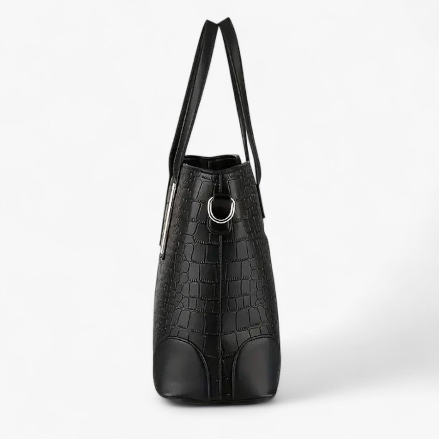 Set Borse Tote Nere Intrecciate 3 Pezzi Donna — Ravenna, immagine 4