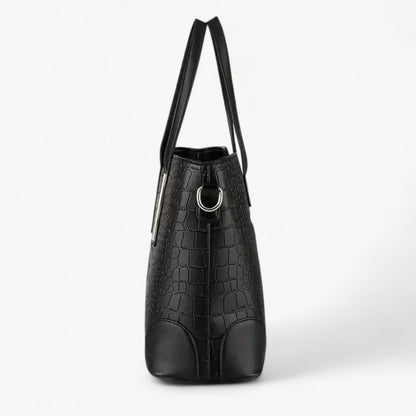 Set Borse Tote Nere Intrecciate 3 Pezzi Donna — Ravenna, immagine 4