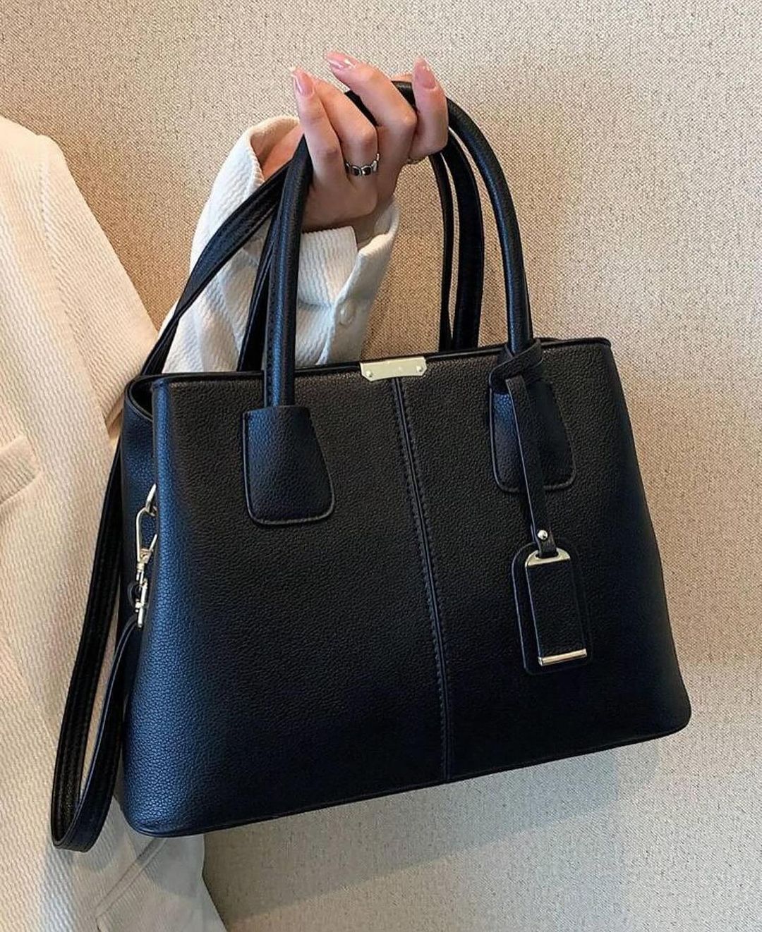 Borsa A Mano Multicolore Con Tracolla Donna — Emily, immagine 1